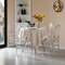 Fabulaxe Modern Acrylic Crystal Ice Chair, Florence Dining Chair, Stackable Transparent Seating QI004660.CL - alternate 4